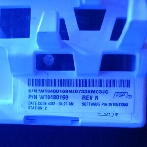 Whirlpool Control Board P/N 10480169 Rev N